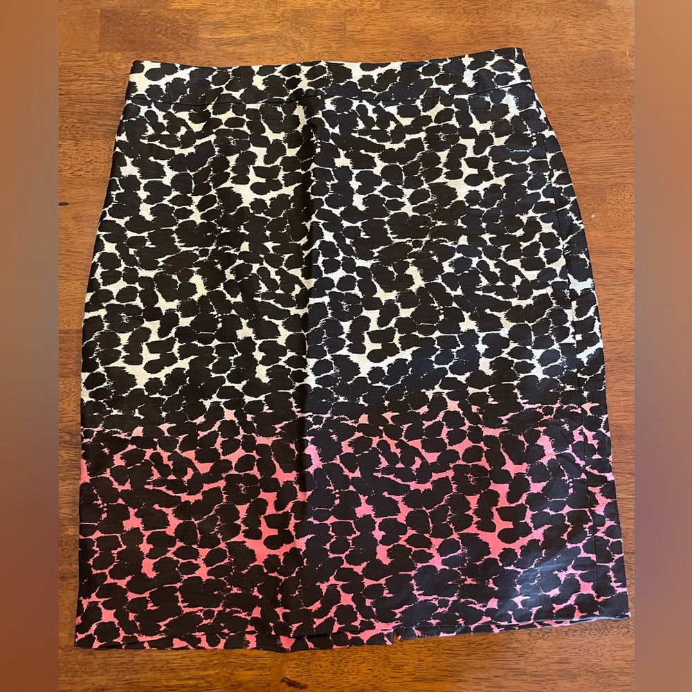 J Crew women’s Linen Ombré Skirt Sz 4.